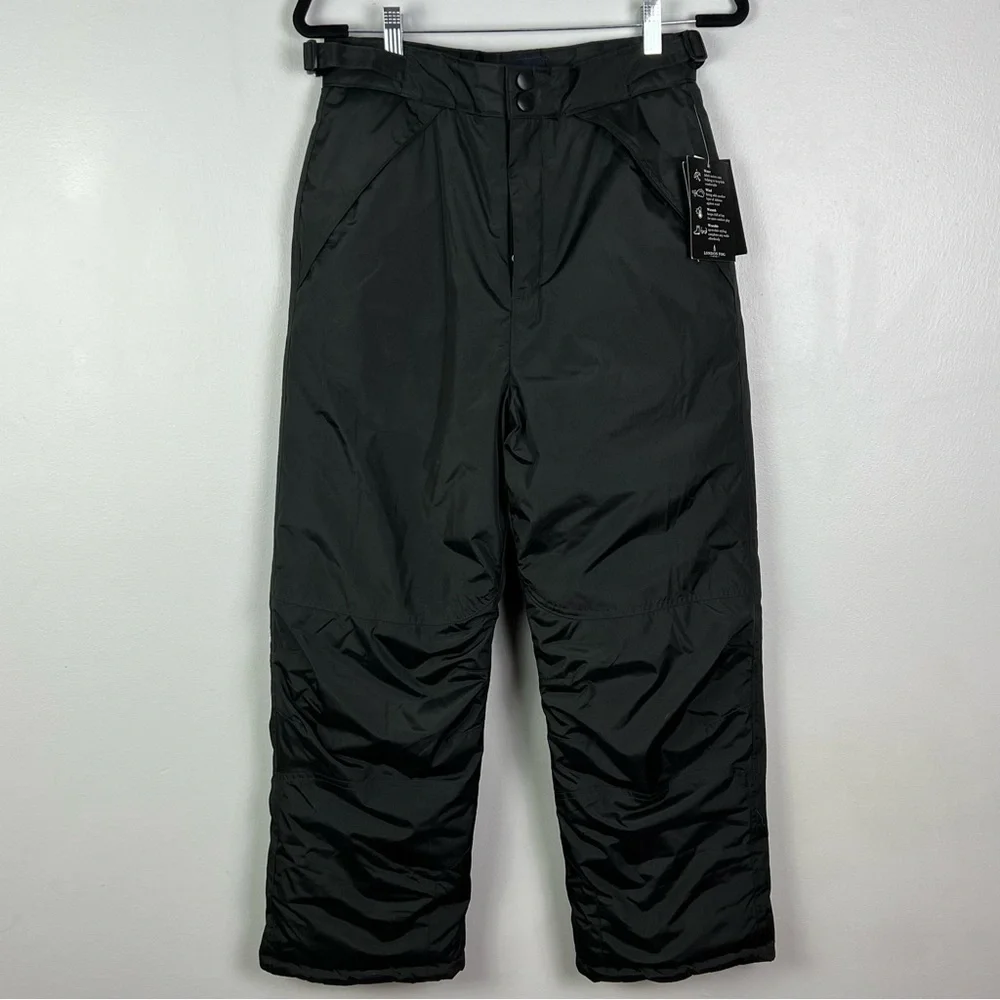 NEW LONDON FOG BLACK SNOW PANTS